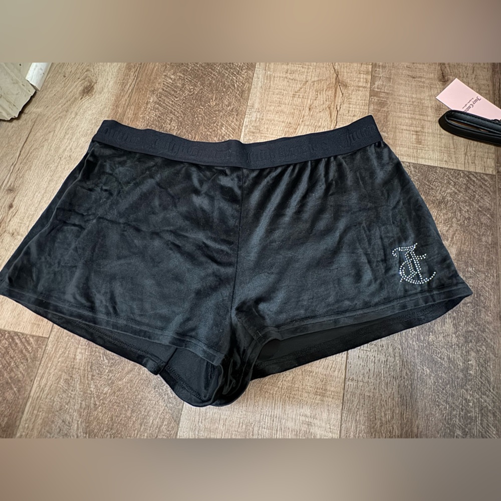 3 Juicy Couture Black Women's Pajama Shorts bundle